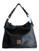 Dooney & Bourke Black Leather Zip Close Silver Hardware Red Interior Bag Black / M
