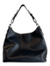 Dooney & Bourke Black Leather Zip Close Silver Hardware Red Interior Bag Black / M