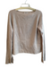 Helmut Lang Size S Beige Wool & Cashmere Kitten Heel Boat Neck Sweater Beige / S