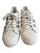 Adidas Shoe Size 8.5 White & Animal Leather Round Toe Lace Up 3 Stripe Shoes White & Animal / 8.5