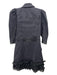 Liu Jo Size estimated M Black Cotton Denim Button Down Jewled Collar Dress Black / estimated M