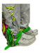 El Vaquero Shoe Size est 9 Taupe, Green, Yellow, Pink Snake Skin Moccasin Boots Taupe, Green, Yellow, Pink / est 9