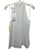 Theory Size S White Triacetate Blend Sleeveless Tie Neck Drape Detail Tank Top White / S