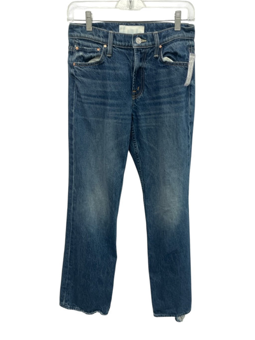 Mother Superior Size 25 Medium & Dark Wash Cotton Zip Fly Boot Cut Jeans Medium & Dark Wash / 25