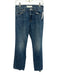 Mother Superior Size 25 Medium & Dark Wash Cotton Zip Fly Boot Cut Jeans Medium & Dark Wash / 25