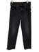 Mother Size 26 Black Cotton Zip Fly Straight High Rise Jeans Black / 26