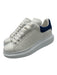 Alexander McQueen Shoe Size 37 White & Blue Leather & Suede Lace Up Sneakers White & Blue / 37
