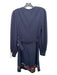 Ted Baker Size 2/M Navy & Multi Polyester Floral Embroidered Round Neck Dress Navy & Multi / 2/M
