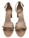 Kate Spade Shoe Size 10 Beige Patent open toe Ankle Strap Bow Block heel Pumps Beige / 10