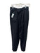 Ted Baker Size 2/M Black Lyocell High Rise hook & zip Pleated Belt Inc Pants Black / 2/M