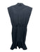 Veronica Beard Size XS Black Cotton Blend Sleeveless Collar Button Down Dress Black / XS
