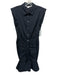 Veronica Beard Size XS Black Cotton Blend Sleeveless Collar Button Down Dress Black / XS