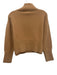 Suncoo Size T1 Brown Wool High Neck Long Sleeve Knit Sweater Brown / T1