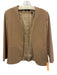 Theory Size 2 Brown Wool Long Sleeve Blazer Open Jacket Brown / 2