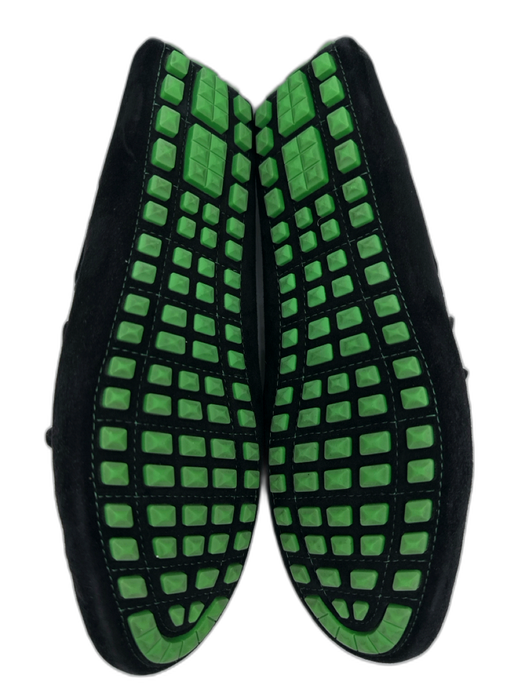 Viasinsa Shoe Size 44 Black Suede Solid Driver Emmett Shoes Black / 44