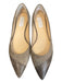 Viajiyu Shoe Size 42.5 Gray Suede Pointed Toe Flat Block Heel Animal print Shoes Gray / 42.5
