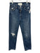 Mother Superior Size 27 Dark Wash Cotton Denim High Rise Distressed Jeans Dark Wash / 27