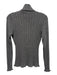 Paige Size S Gray Cashmere Long Sleeve Ribbed turtle neck Sweater Gray / S