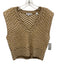 Veronica Beard Size S Brown & White Polyamide Blend Sleeveless V Neck Vest Brown & White / S