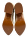 Clergerie Shoe Size 38 Beige Leather Gold Studs Chelsea Pointed Toe Booties Beige / 38