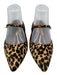 Kate Spade Shoe Size 7.5 Brown & Black Leather Pony Hair Pointed Toe Sandals Brown & Black / 7.5