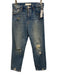 Mother Superior Size 27 Medium light wash Cotton Blend Denim Distressed Jeans Medium light wash / 27