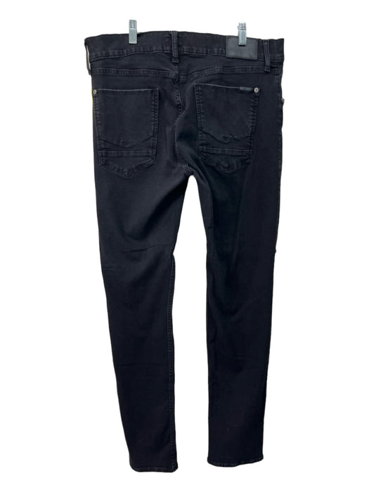 Hudson Size 36 Black Cotton Blend Solid Jean Men's Pants 36