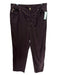 Escada Size M / 44 Brown Cotton Blend Stretch Mid Rise Zip & Button Pants Brown / M / 44