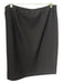 St John Collection Size 12 Black Wool Blend Textured Elastic Waist Pencil Skirt Black / 12