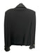 St John Evening Size 8 Black Wool Blend Cluster Rhinestone Buttons Jacket Black / 8