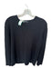 Vince Size M Black Cashmere Blend Ribbed Open Back Sweater Black / M