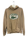 Lacoste Size M Tan Cotton Blend logo Hoodie Men's Jacket Tan / M