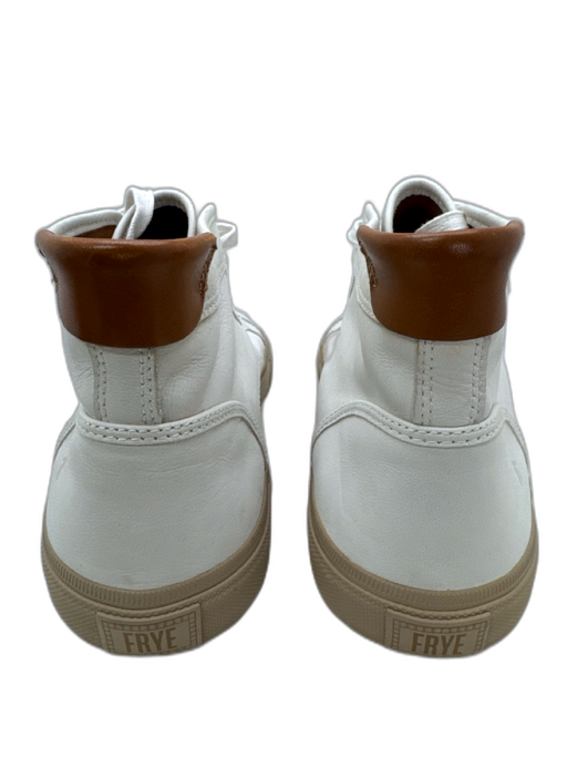 Frye Shoe Size 12 AS IS White & Brown Leather High Top Men's Shoes White & Brown / 12