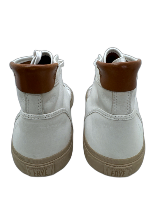 Frye Shoe Size 12 AS IS White & Brown Leather High Top Men's Shoes White & Brown / 12