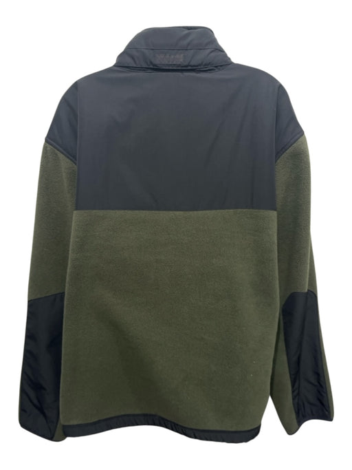 Polo Size XXL Green & Black Polyester Zipper Men's Jacket Green & Black / XXL