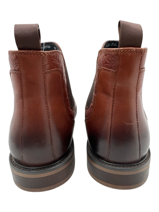 Robert Graham Shoe Size 10 Like New Brown Leather Solid Chelsea Boot Men's Shoes Brown / 10