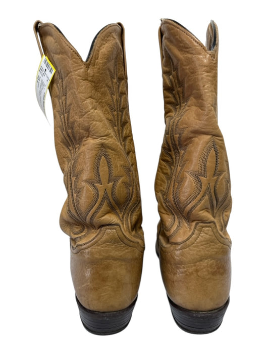 Tony Lama Shoe Size 10.5 Beige Leather Western Cowboy Men's Shoes Beige / 10.5