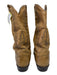 Tony Lama Shoe Size 10.5 Beige Leather Western Cowboy Men's Shoes Beige / 10.5