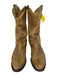Tony Lama Shoe Size 10.5 Beige Leather Western Cowboy Men's Shoes Beige / 10.5