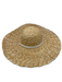 Lack of Color Beige & Cream Straw Woven Ribbon Detail Sun Hat Beige & Cream / S