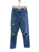 Agolde Size 27 Medium Wash Cotton Blend Distressed High Rise Straight Leg Jeans Medium Wash / 27