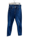 Veronica Beard Size 29 Dark Wash Cotton Blend High Rise Button Detail Jeans Dark Wash / 29