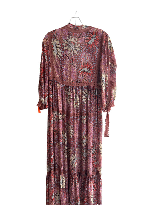 Free People Intimately Size XS Dark Mauve & multi No Fabric Tag Open Front Dress Dark Mauve & multi / XS