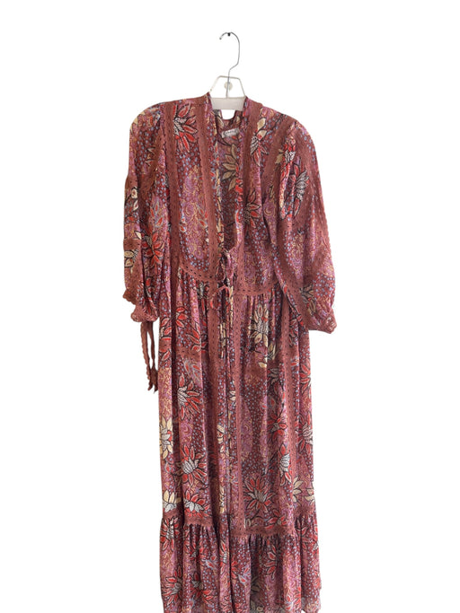 Free People Intimately Size XS Dark Mauve & multi No Fabric Tag Open Front Dress Dark Mauve & multi / XS
