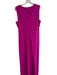 BR Size 6 Fushcia Rayon Blend Side Slit Sleeveless Back Zip Side Tabs Dress Fushcia / 6
