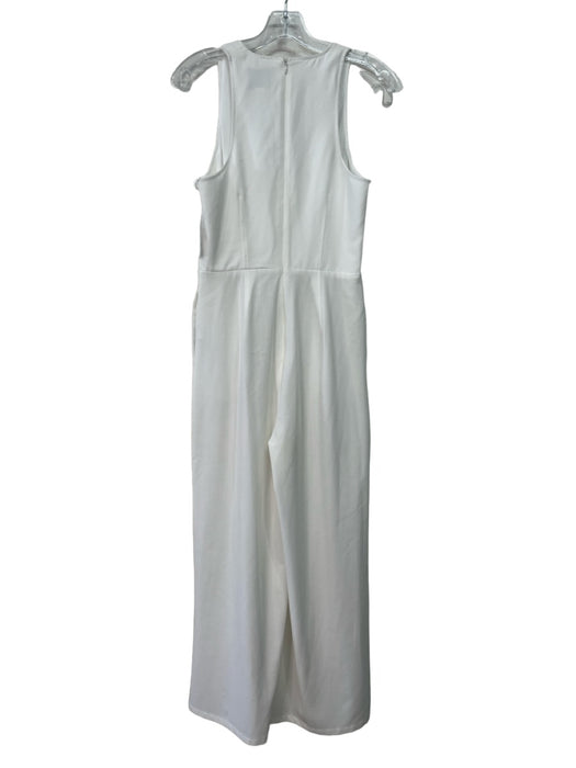 C/Meo Collective Size Small White Polyester Blend Linen Sleeveless Jumpsuit White / Small