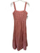 Roller Rabbit Size Small Pink & Red Cotton Sleeveless Swiss Dot Dress Pink & Red / Small