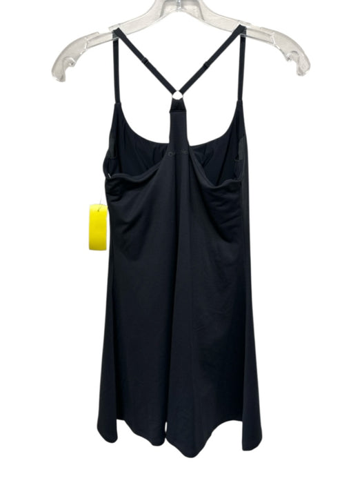 Outdoor Voices Size Medium Black Nylon Blend Spaghetti Strap Athletic Romper Black / Medium