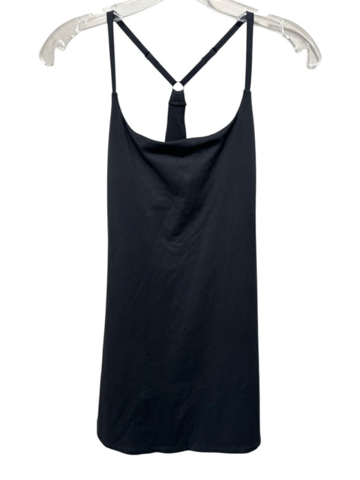 Outdoor Voices Size Medium Black Nylon Blend Spaghetti Strap Athletic Romper Black / Medium
