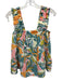 THML Size Small Green, Pink, Orange & Black Polyester Blend Sleeveless Top Green, Pink, Orange & Black / Small
